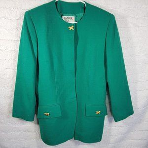 Kasper A.S.L. 10 Women's Wool Blazer Jacket coat